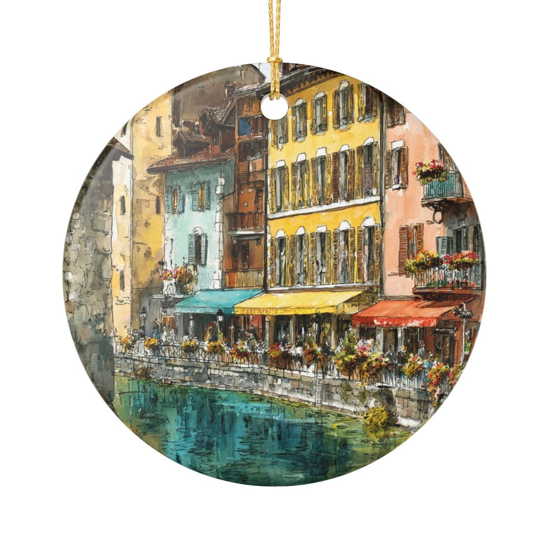 Annecy France Ornament: Unique Annecy Souvenir, Annecy France Xmas Decor, and Authentic Annecy Gift