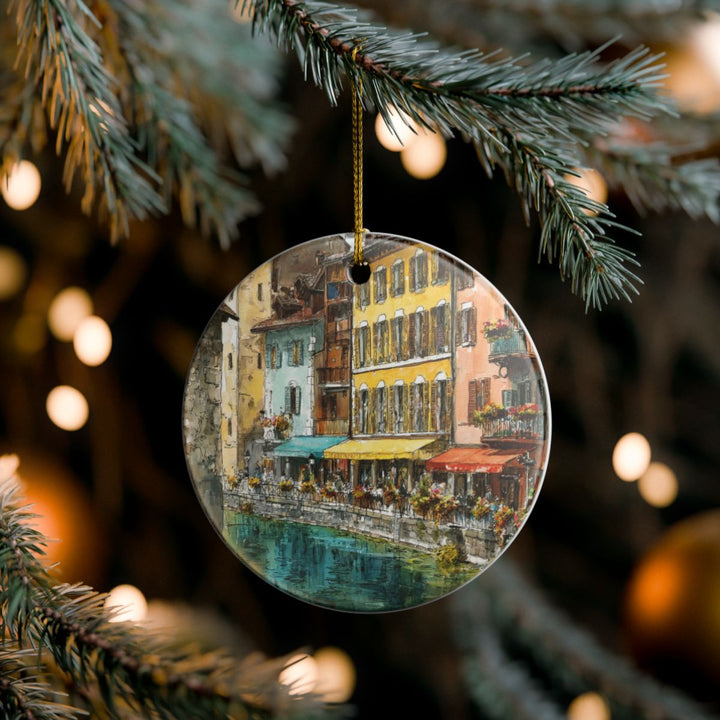 Annecy France Ornament: Unique Annecy Souvenir, Annecy France Xmas Decor, and Authentic Annecy Gift