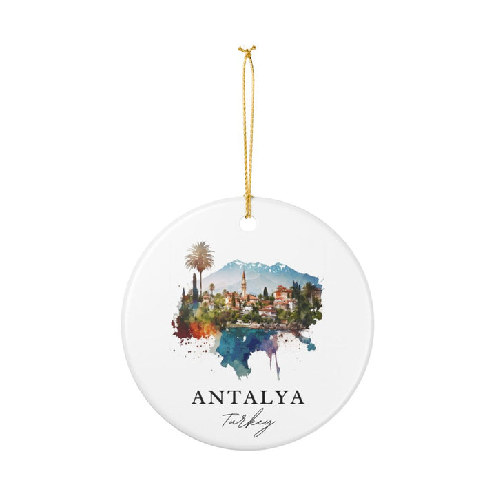 Antalya Turkey Ornament: Unique Antalya Turkey Souvenir, Antalya Turkey Xmas Decor, and Authentic Antalya Turkey Gift