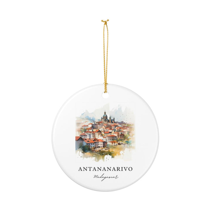 Antananarivo Ornament: Unique Antananarivo Souvenir, Antananarivo Xmas Decor, and Authentic Antananarivo Gift