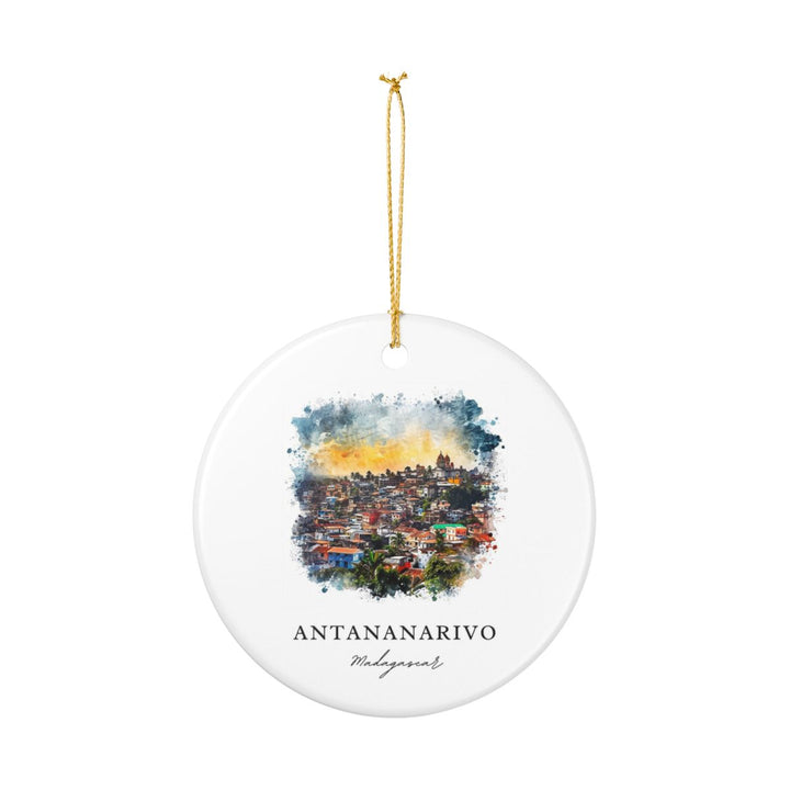 Antananarivo Ornament: Unique Antananarivo Souvenir, Antananarivo Xmas Decor, and Authentic Antananarivo Gift