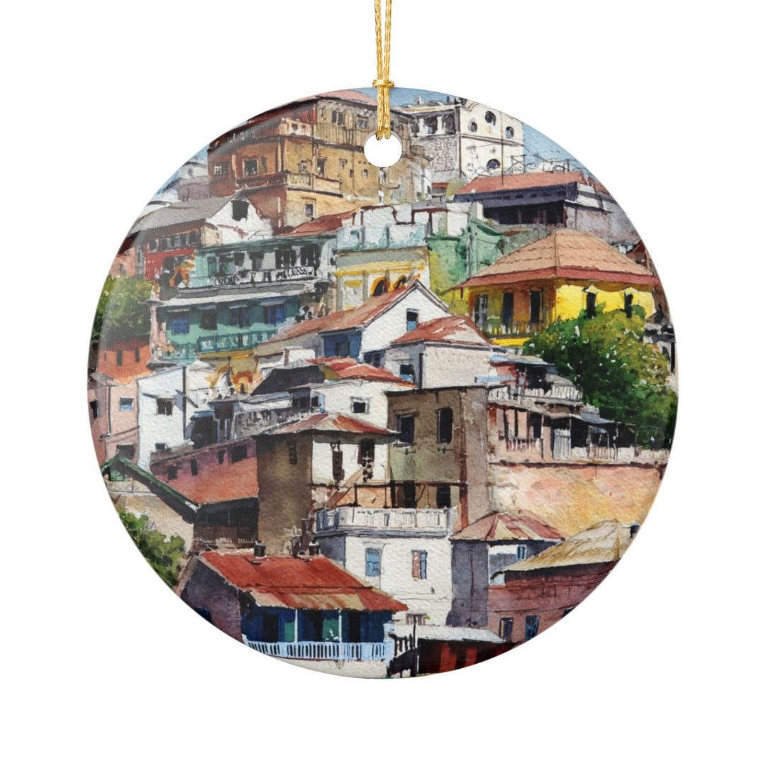 Antananarivo Ornament: Unique Antananarivo Souvenir, Antananarivo Xmas Decor, and Authentic Antananarivo Gift