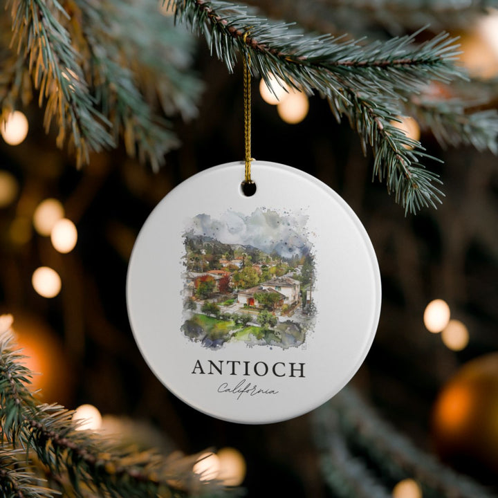 Antioch California Ornament: Unique Antioch Souvenir, Antioch California Xmas Decor, and Authentic Antioch Gift