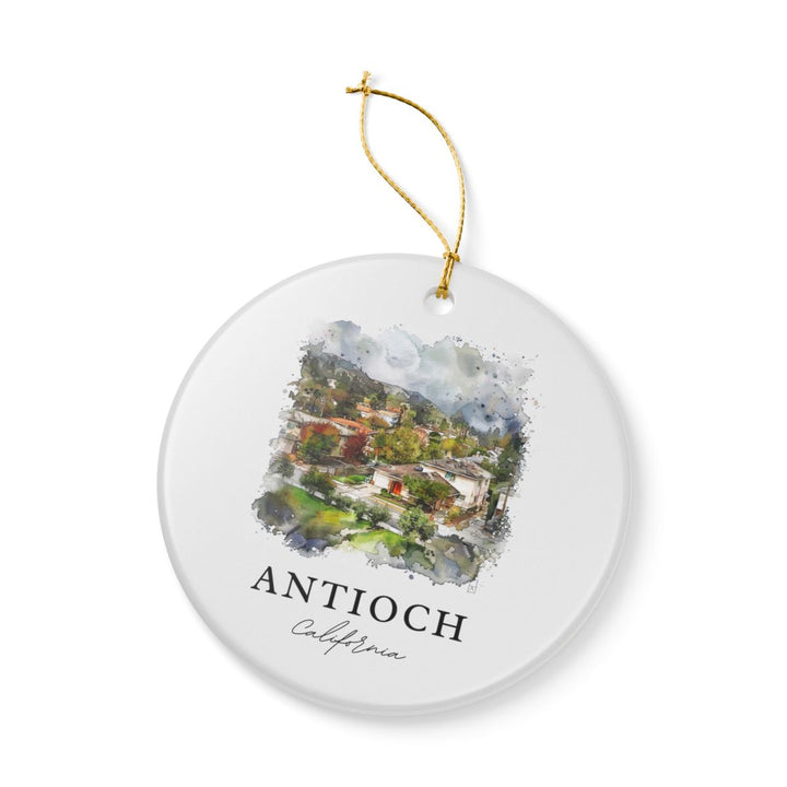 Antioch California Ornament: Unique Antioch Souvenir, Antioch California Xmas Decor, and Authentic Antioch Gift