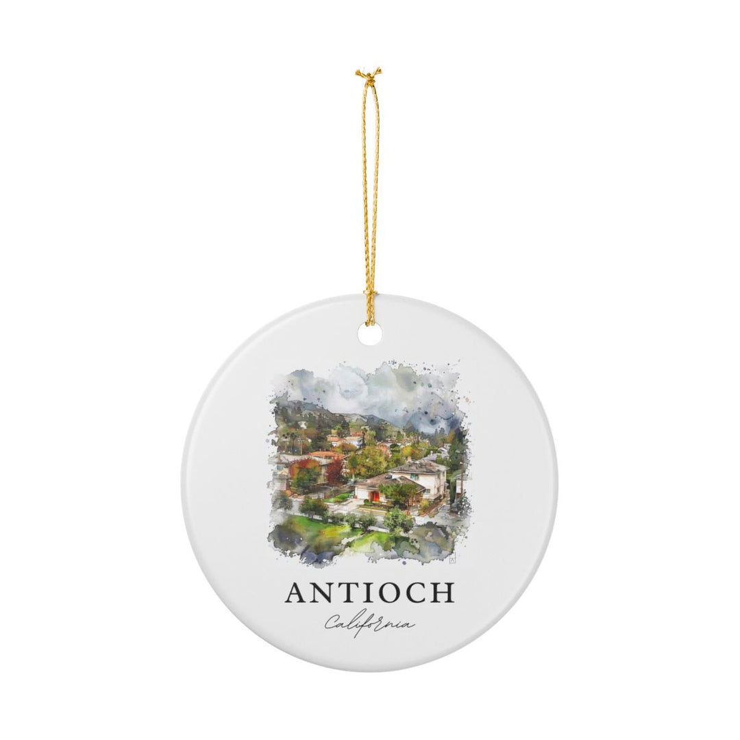 Antioch California Ornament: Unique Antioch Souvenir, Antioch California Xmas Decor, and Authentic Antioch Gift