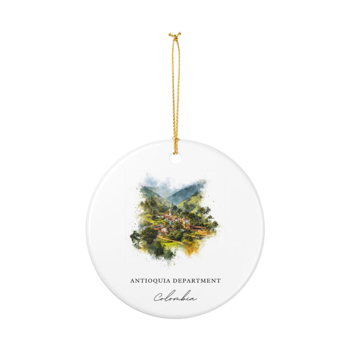 Antioquia Department Colombia Ornament: Unique Antioquia Department Souvenir, Antioquia Department Colombia Xmas Decor, and Authentic Antioquia Department Gift