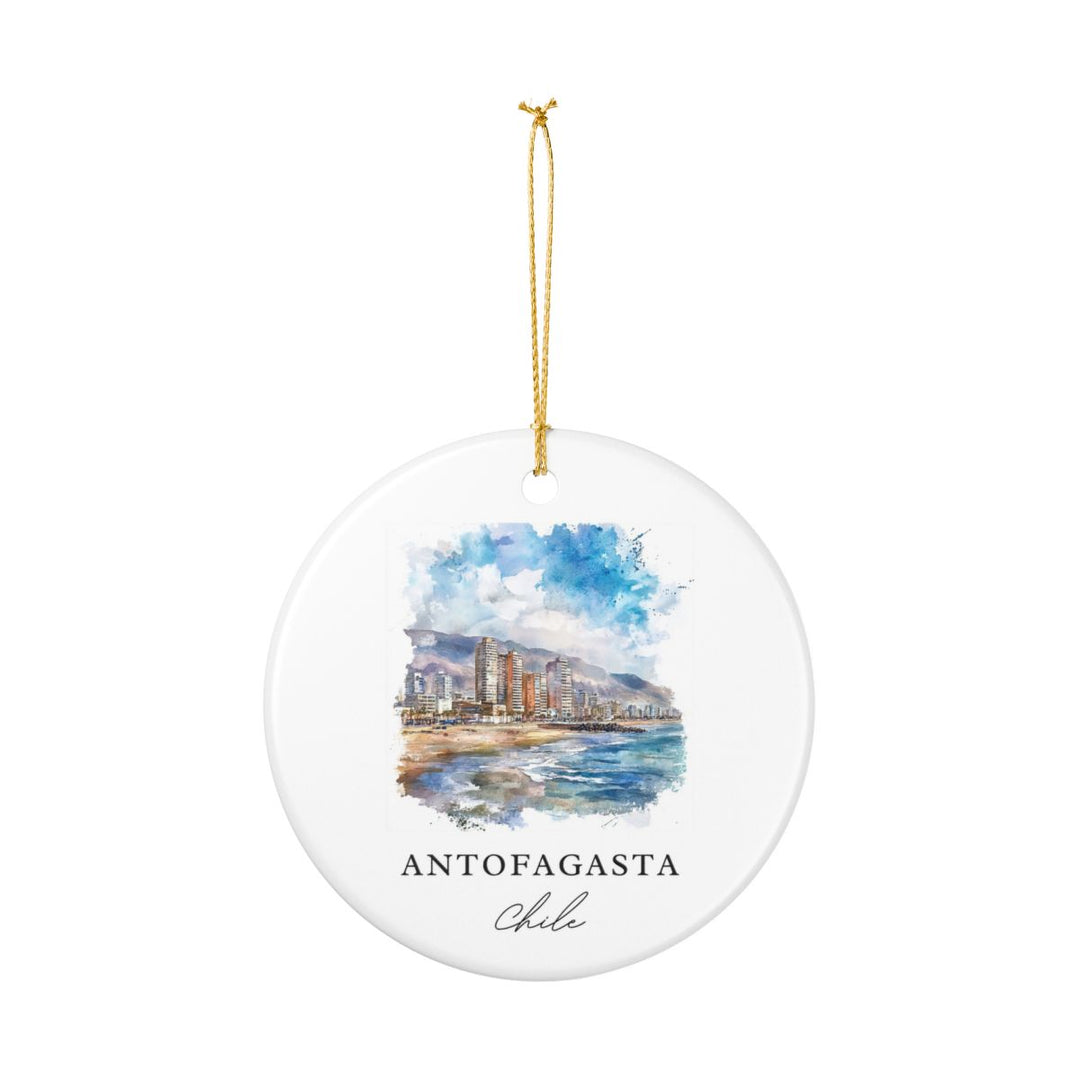 Antofagasta Chile Ornament: Unique Antofagasta Souvenir, Antofagasta Chile Xmas Decor, and Authentic Antofagasta Gift