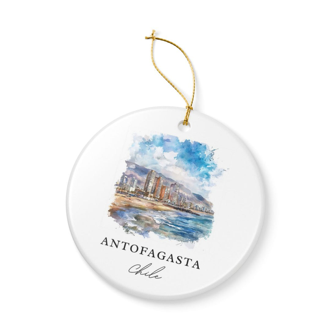 Antofagasta Chile Ornament: Unique Antofagasta Souvenir, Antofagasta Chile Xmas Decor, and Authentic Antofagasta Gift