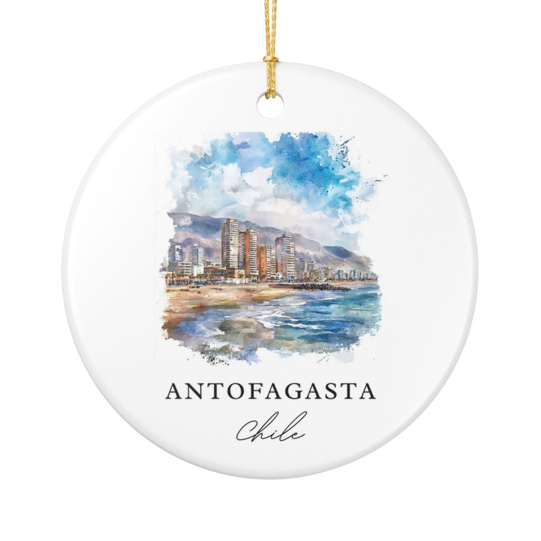 Antofagasta Chile Ornament: Unique Antofagasta Souvenir, Antofagasta Chile Xmas Decor, and Authentic Antofagasta Gift