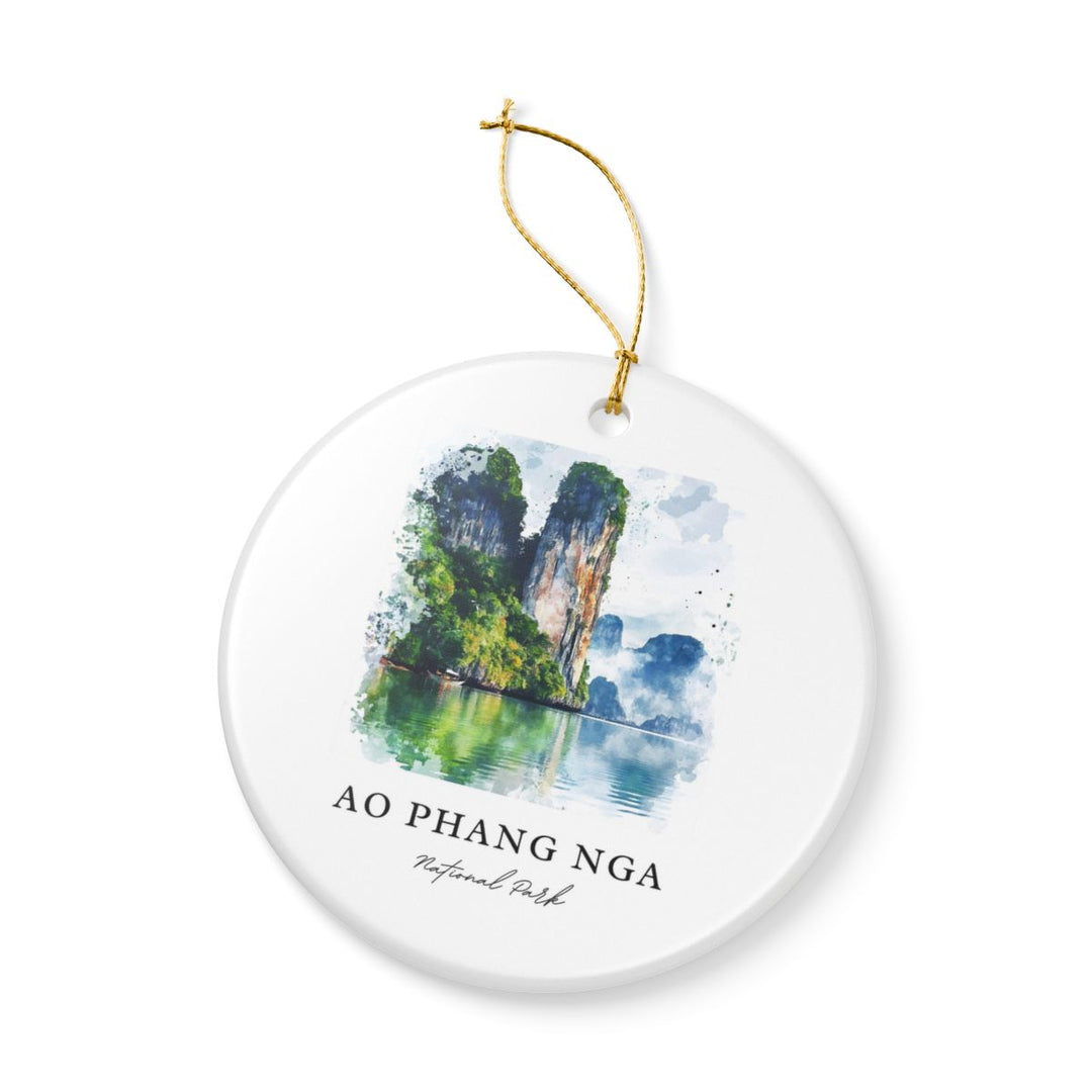 Ao Phang Nga National Park Thailand Ornament: Unique Ao Phang Nga National Park Souvenir, Ao Phang Nga National Park Thailand Xmas Decor, and Authentic Ao Phang Nga National Park Gift
