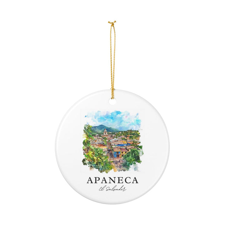 Apaneca El Salvador Ornament: Unique Apaneca El Salvador Souvenir, Apaneca El Salvador Xmas Decor, and Authentic Apaneca El Salvador Gift