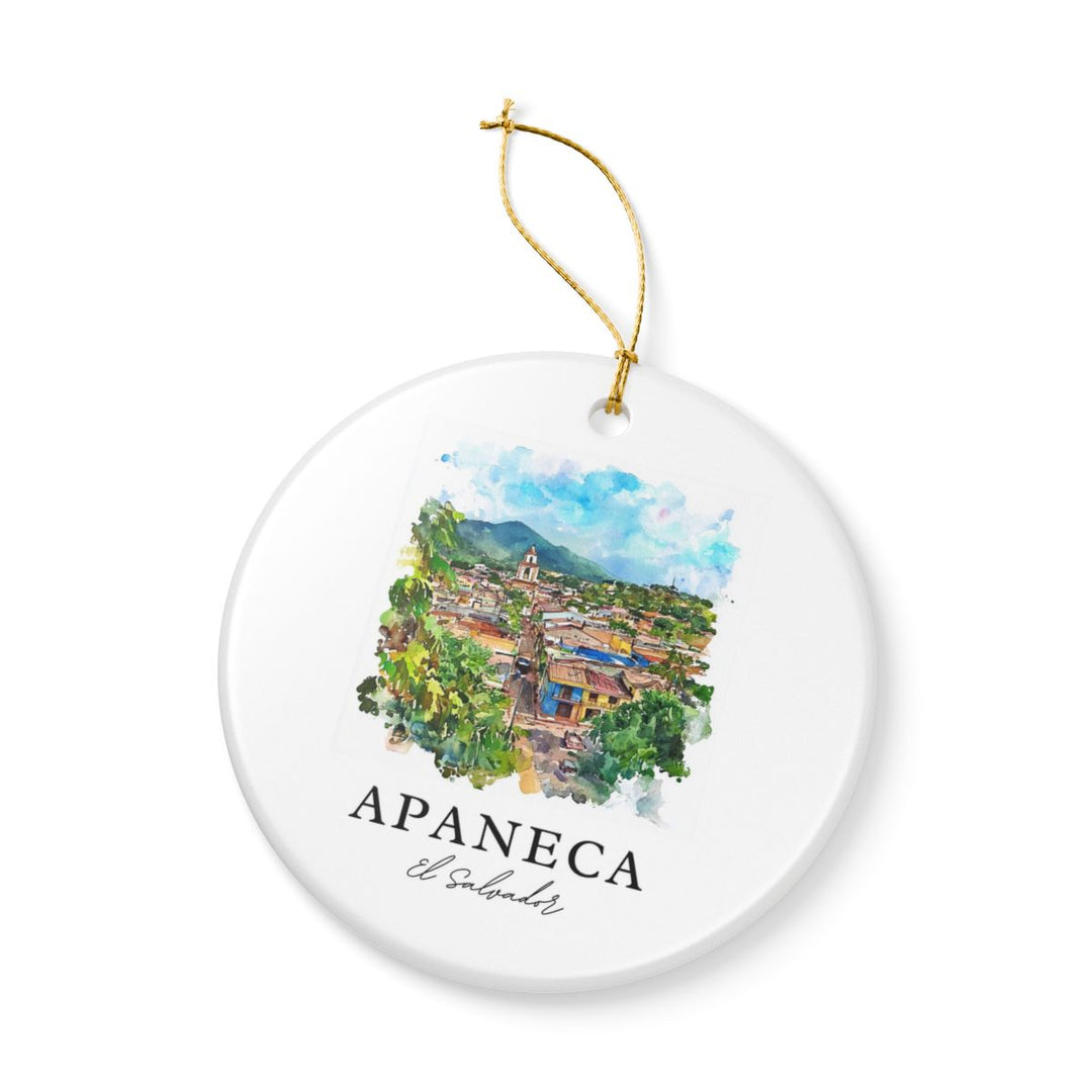 Apaneca El Salvador Ornament: Unique Apaneca El Salvador Souvenir, Apaneca El Salvador Xmas Decor, and Authentic Apaneca El Salvador Gift