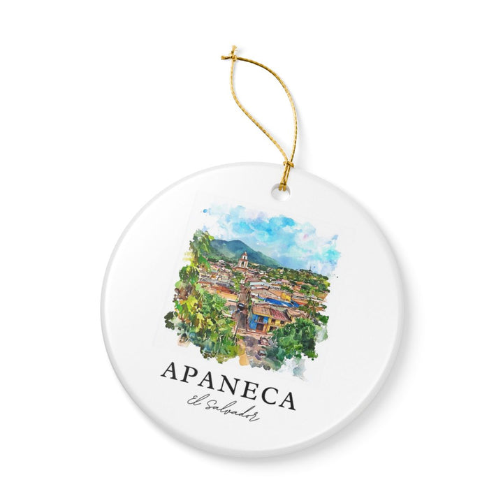 Apaneca El Salvador Ornament: Unique Apaneca El Salvador Souvenir, Apaneca El Salvador Xmas Decor, and Authentic Apaneca El Salvador Gift