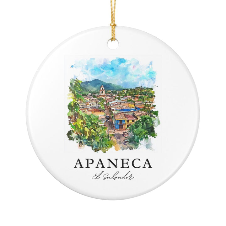 Apaneca El Salvador Ornament: Unique Apaneca El Salvador Souvenir, Apaneca El Salvador Xmas Decor, and Authentic Apaneca El Salvador Gift