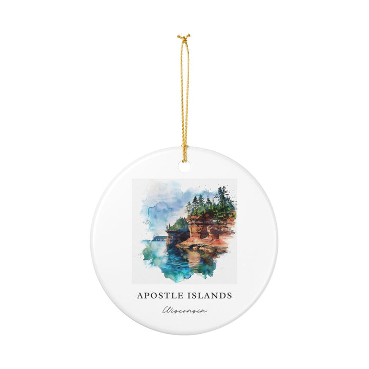 Apostle Islands Ornament: Unique Apostle Islands Souvenir, Apostle Islands Xmas Decor, and Authentic Apostle Islands Gift