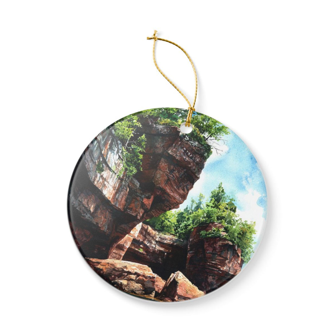 Apostle Islands Wisconsin USA Ornament: Unique Apostle Islands Souvenir, Apostle Islands Wisconsin Xmas Decor, and Authentic Apostle Islands Gift