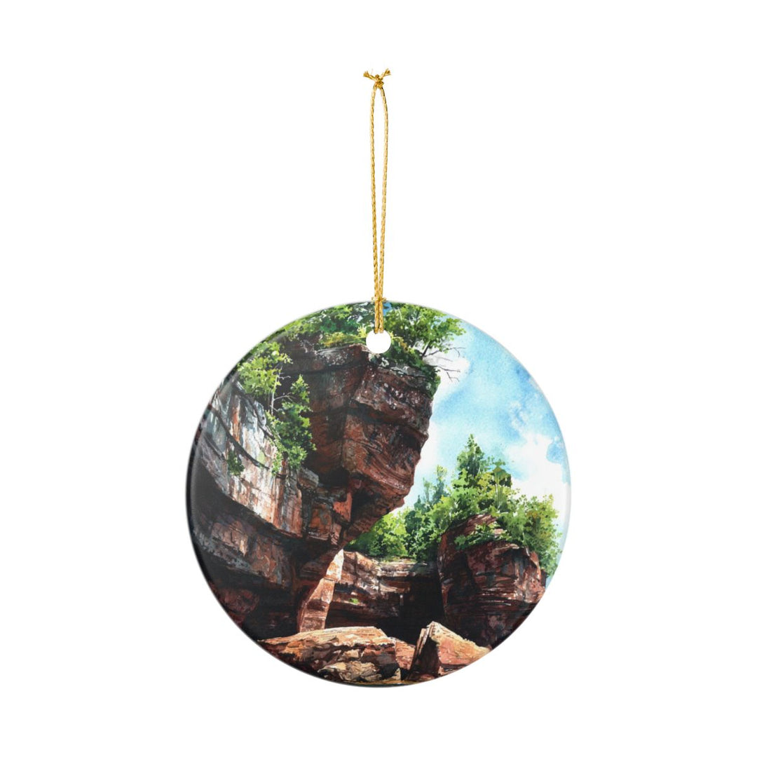 Apostle Islands Wisconsin USA Ornament: Unique Apostle Islands Souvenir, Apostle Islands Wisconsin Xmas Decor, and Authentic Apostle Islands Gift