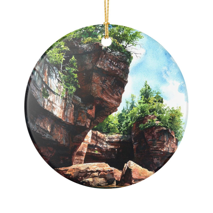 Apostle Islands Wisconsin USA Ornament: Unique Apostle Islands Souvenir, Apostle Islands Wisconsin Xmas Decor, and Authentic Apostle Islands Gift
