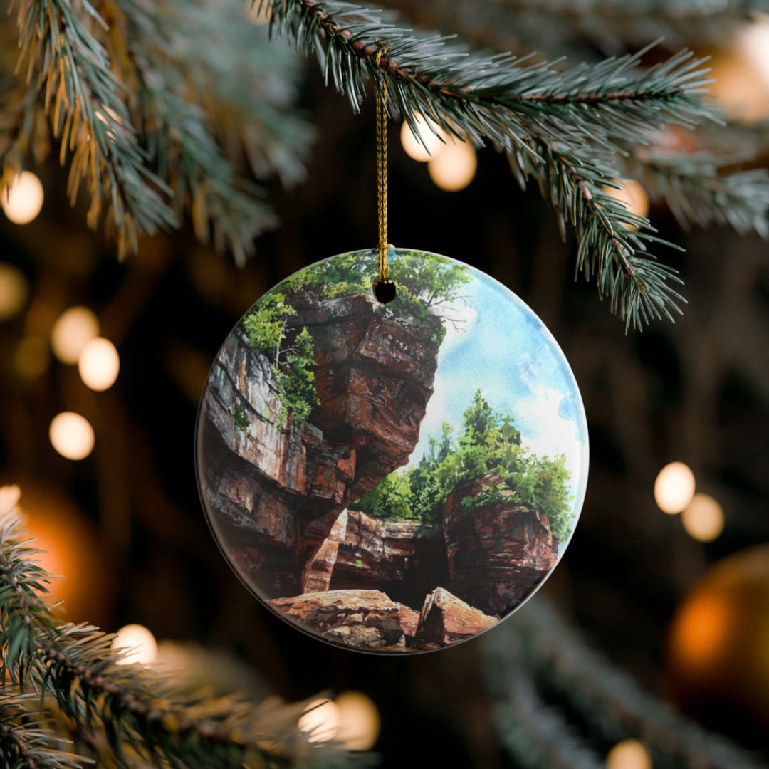 Apostle Islands Wisconsin USA Ornament: Unique Apostle Islands Souvenir, Apostle Islands Wisconsin Xmas Decor, and Authentic Apostle Islands Gift