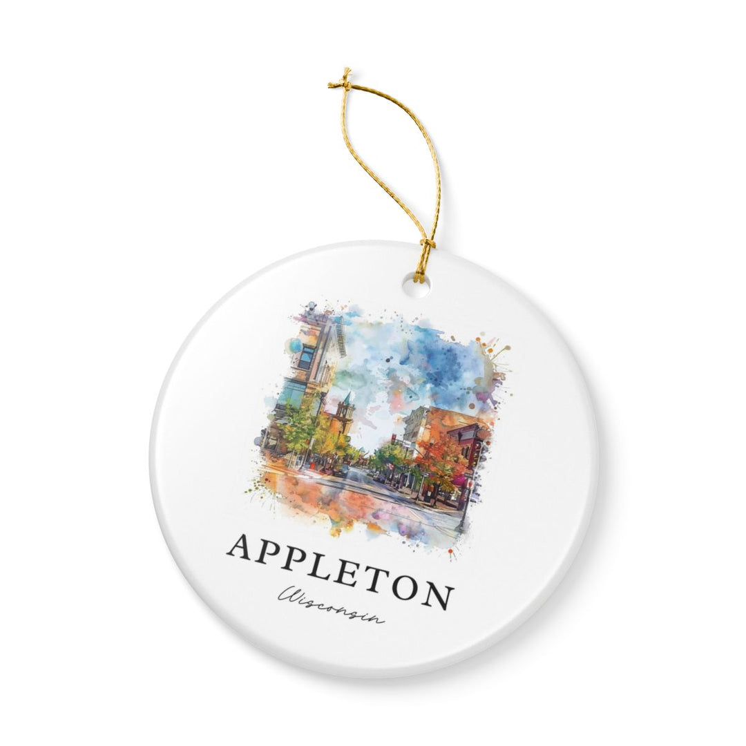 Appleton Wisconsin Wisconsin Ornament: Unique Appleton Wisconsin Souvenir, Appleton Wisconsin Wisconsin Xmas Decor, and Authentic Appleton Wisconsin Gift