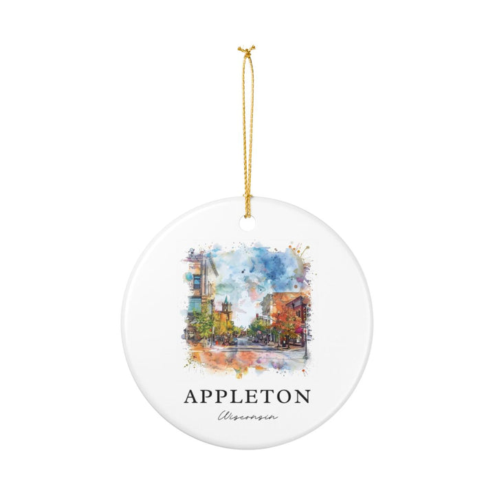 Appleton Wisconsin Wisconsin Ornament: Unique Appleton Wisconsin Souvenir, Appleton Wisconsin Wisconsin Xmas Decor, and Authentic Appleton Wisconsin Gift