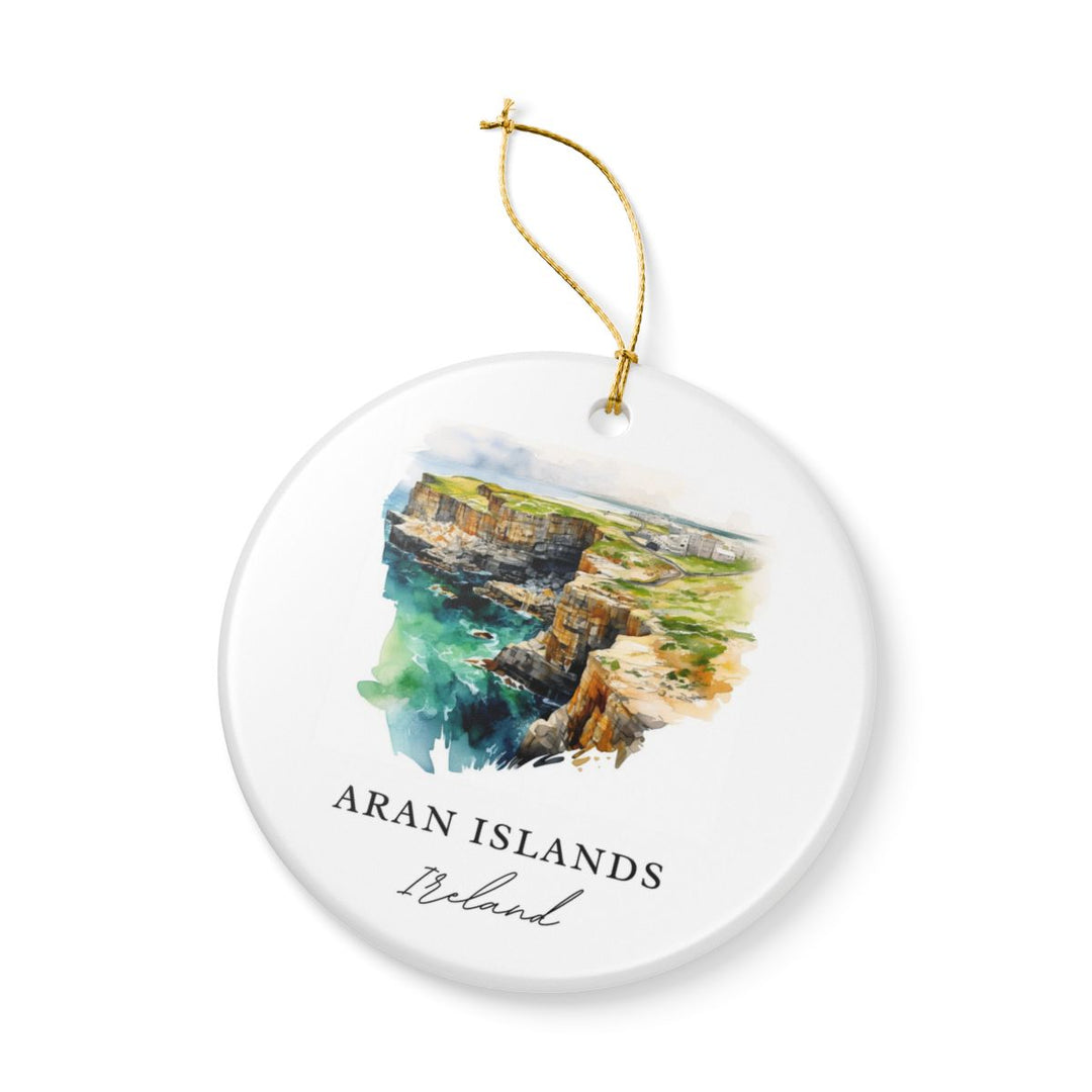 Aran Islands Ireland Ornament: Unique Aran Islands Souvenir, Aran Islands Ireland Xmas Decor, and Authentic Aran Islands Gift