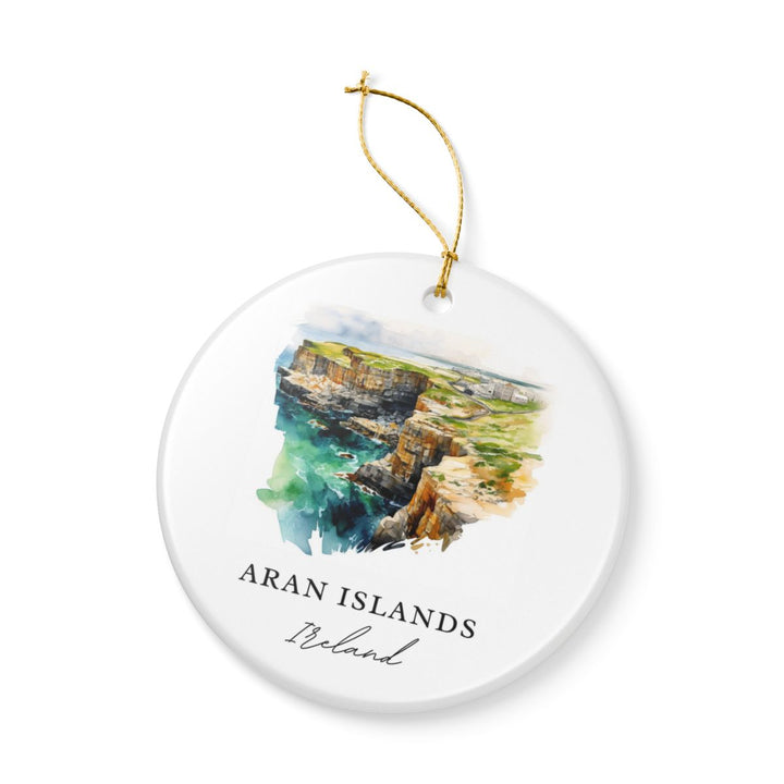 Aran Islands Ireland Ornament: Unique Aran Islands Souvenir, Aran Islands Ireland Xmas Decor, and Authentic Aran Islands Gift