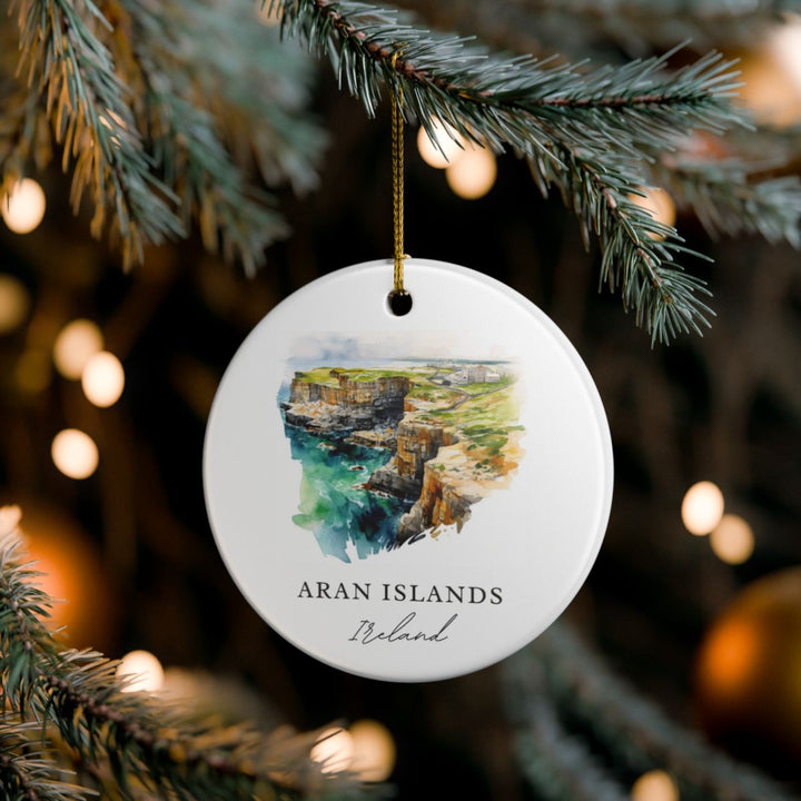Aran Islands Ireland Ornament: Unique Aran Islands Souvenir, Aran Islands Ireland Xmas Decor, and Authentic Aran Islands Gift