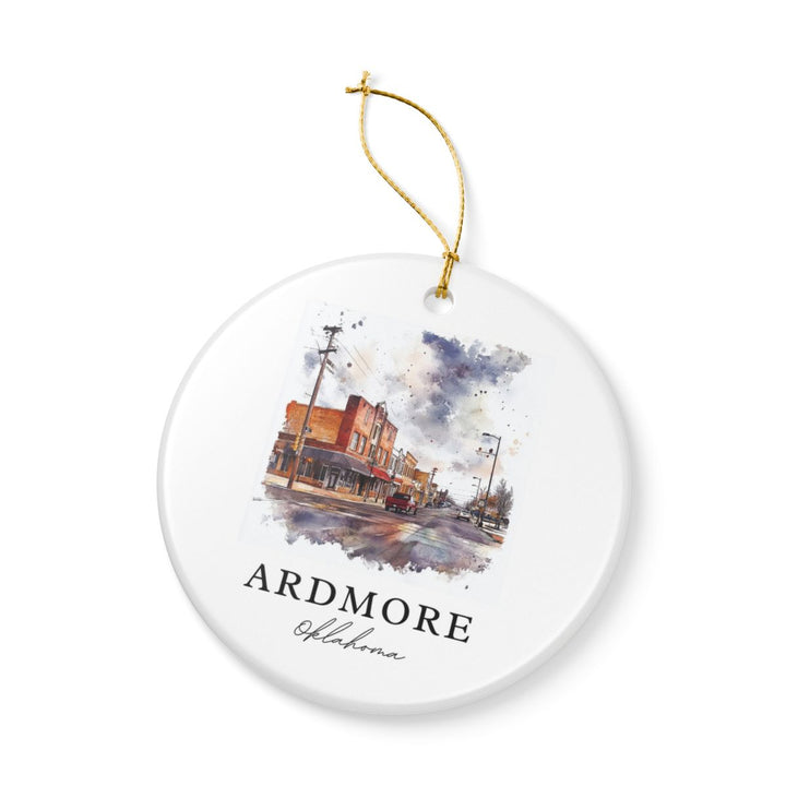 Ardmore Oklahoma Ornament: Unique Ardmore Oklahoma Souvenir, Ardmore Oklahoma Xmas Decor, and Authentic Ardmore Oklahoma Gift