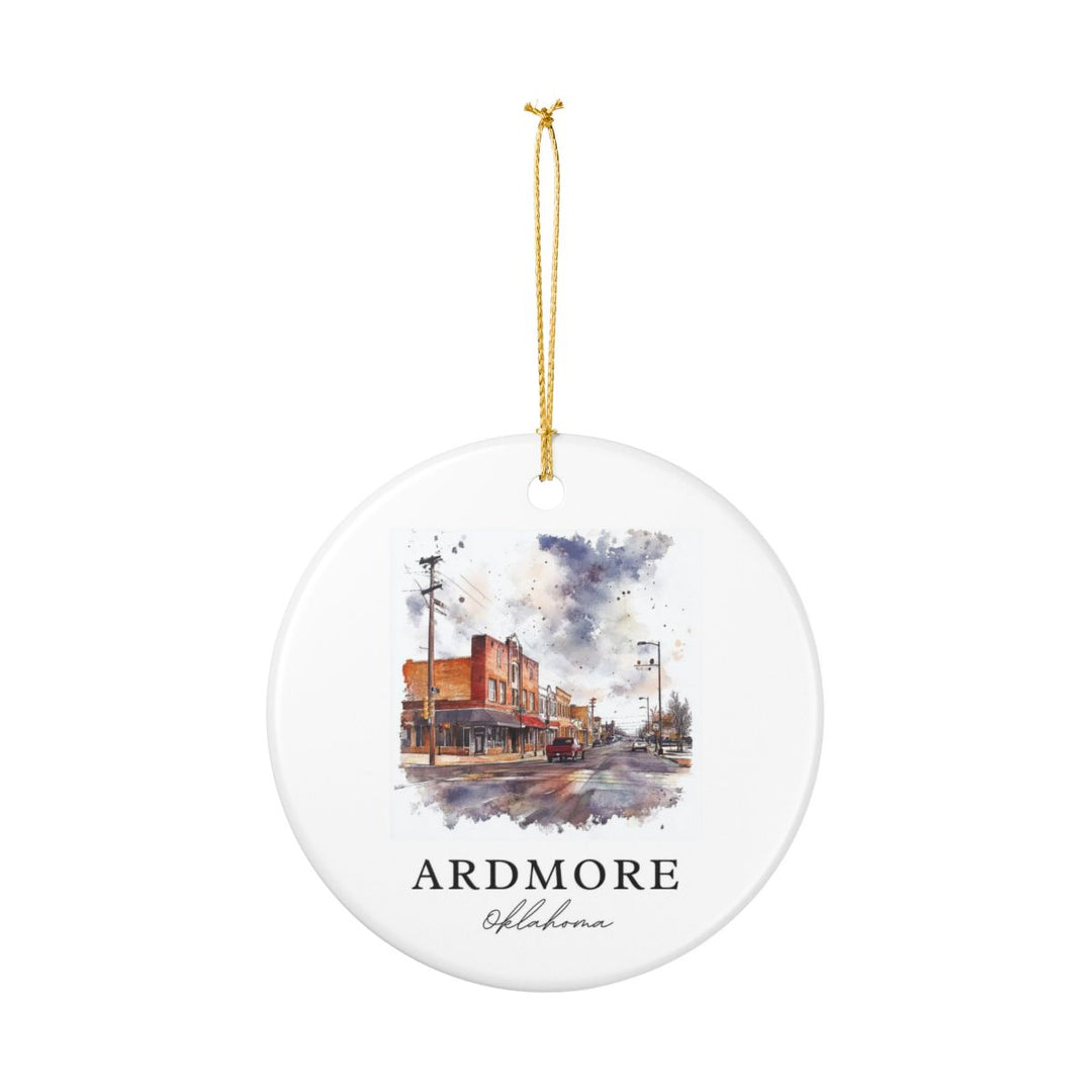 Ardmore Oklahoma Ornament: Unique Ardmore Oklahoma Souvenir, Ardmore Oklahoma Xmas Decor, and Authentic Ardmore Oklahoma Gift