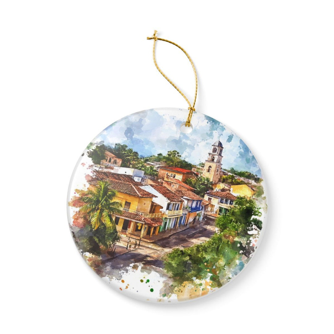Aregua Paraguay Ornament: Unique Aregua Paraguay Souvenir, Aregua Paraguay Xmas Decor, and Authentic Aregua Paraguay Gift