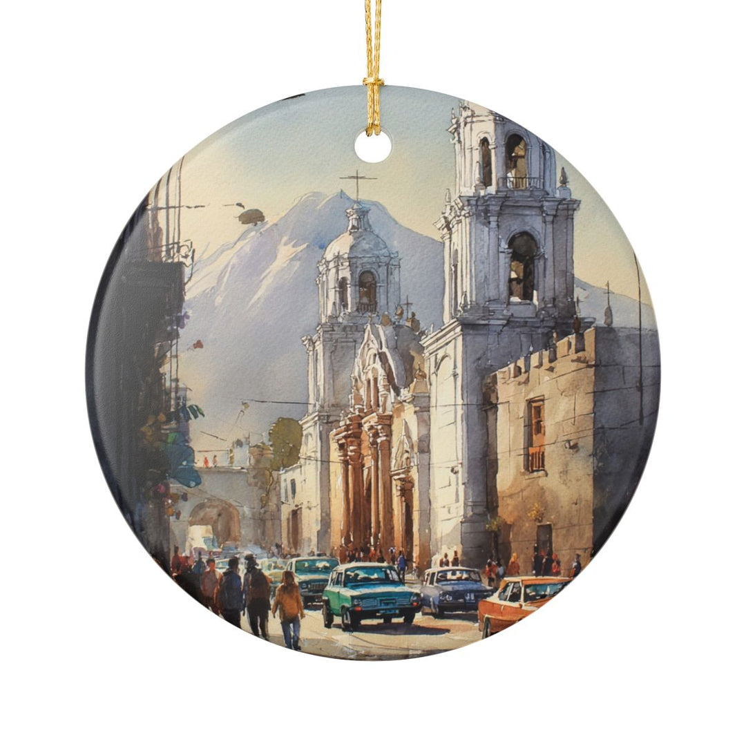 Arequipa Ornament: Unique Arequipa Souvenir, Arequipa Xmas Decor, and Authentic Arequipa Gift