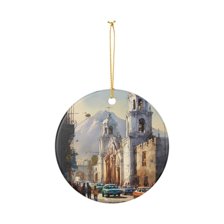 Arequipa Ornament: Unique Arequipa Souvenir, Arequipa Xmas Decor, and Authentic Arequipa Gift