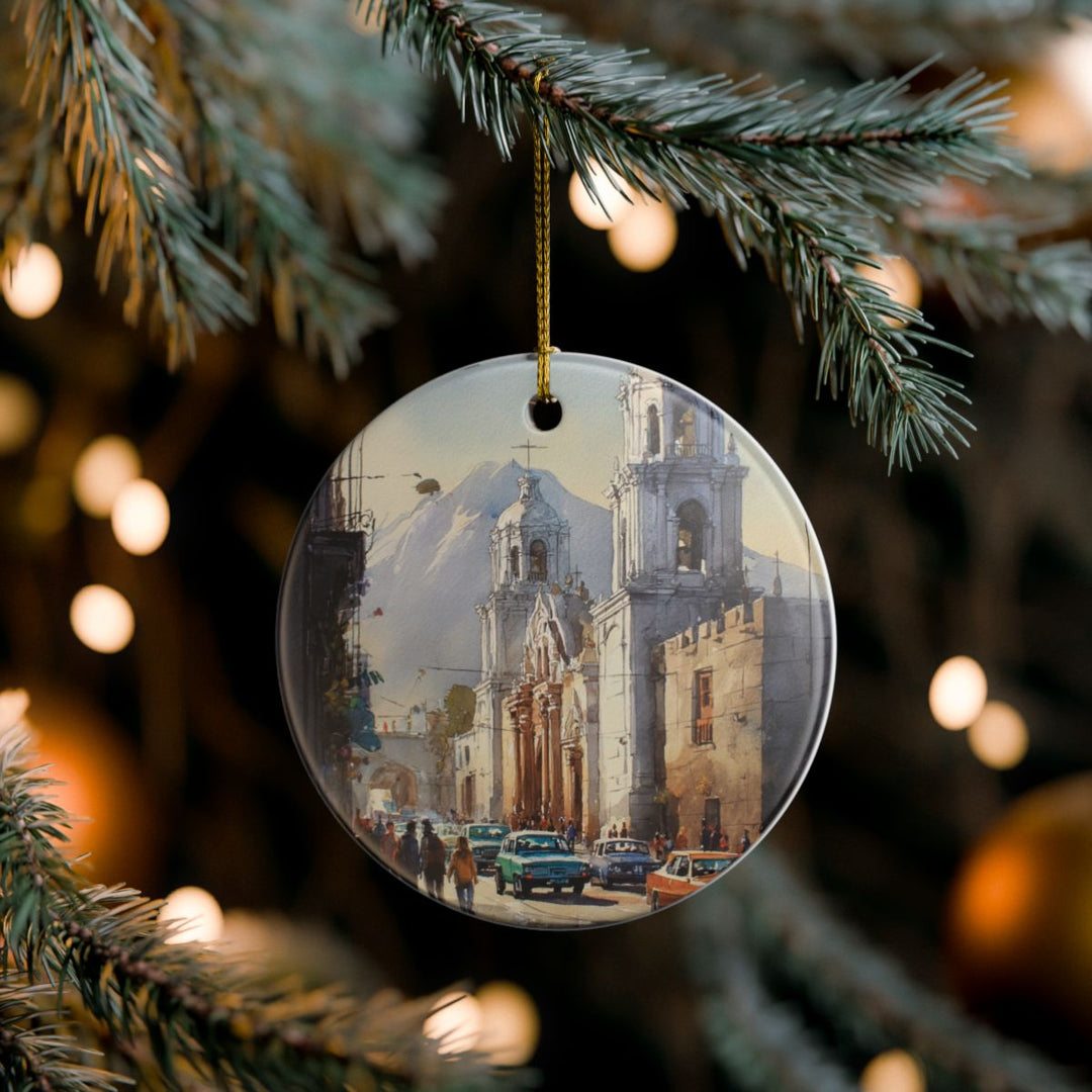 Arequipa Ornament: Unique Arequipa Souvenir, Arequipa Xmas Decor, and Authentic Arequipa Gift