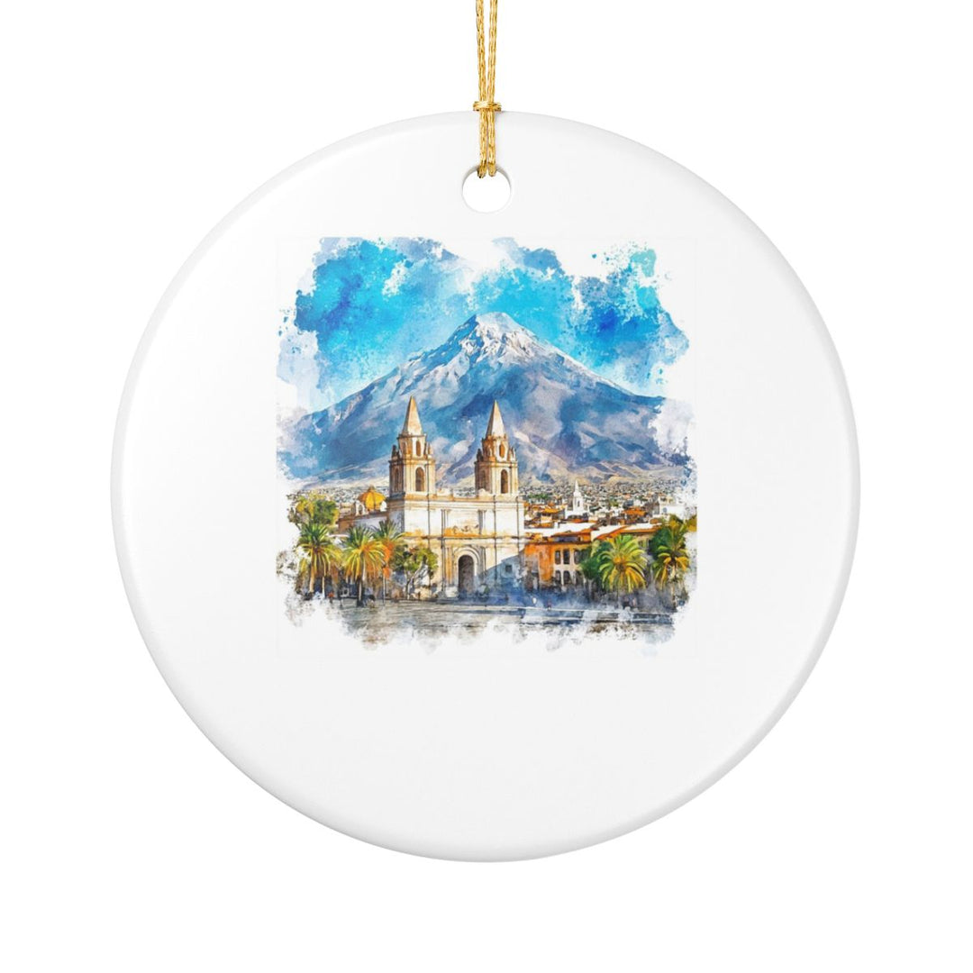 Arequipa Peru Ornament: Unique Arequipa Peru Souvenir, Arequipa Peru Xmas Decor, and Authentic Arequipa Peru Gift