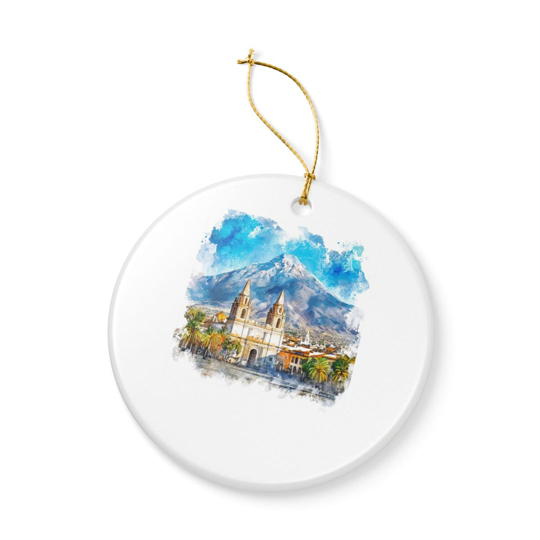 Arequipa Peru Ornament: Unique Arequipa Peru Souvenir, Arequipa Peru Xmas Decor, and Authentic Arequipa Peru Gift