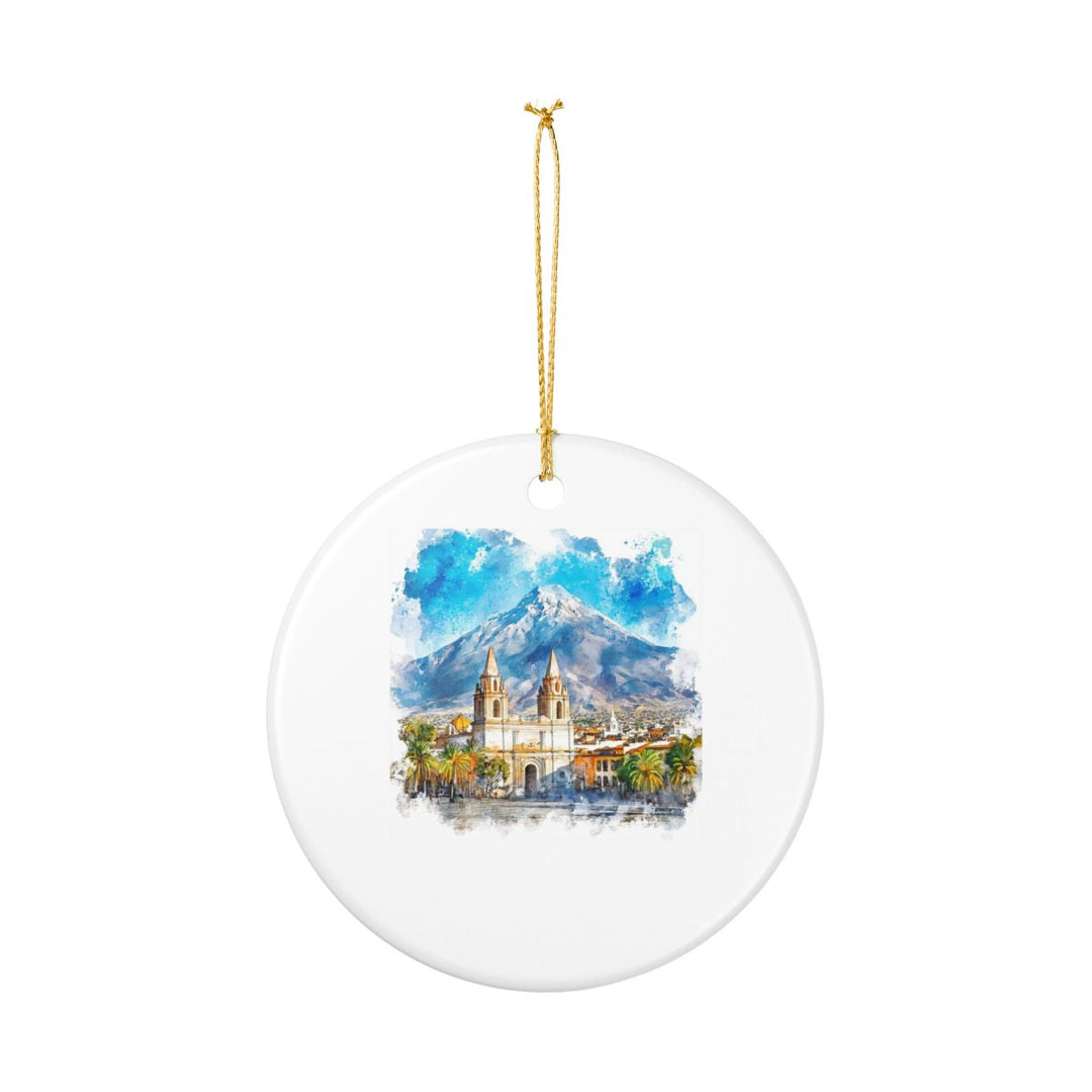 Arequipa Peru Ornament: Unique Arequipa Peru Souvenir, Arequipa Peru Xmas Decor, and Authentic Arequipa Peru Gift