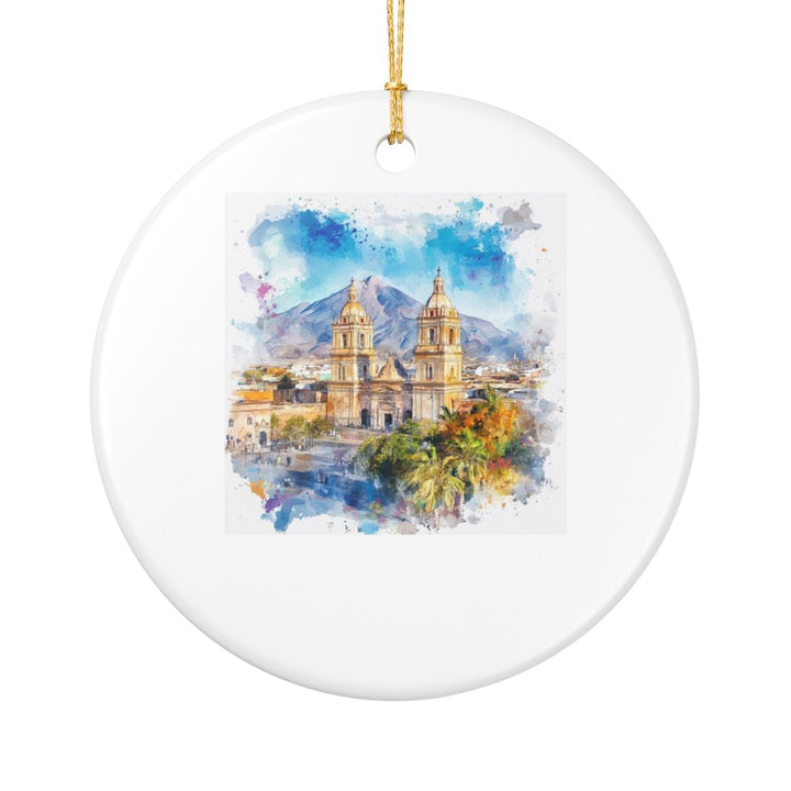 Arequipa Peru Ornament: Unique Arequipa Peru Souvenir, Arequipa Peru Xmas Decor, and Authentic Arequipa Peru Gift