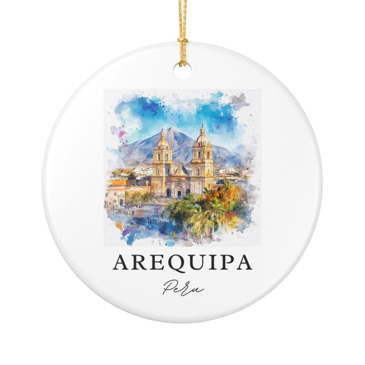 Arequipa Peru Ornament | Christmas Travel Souvenir Gift