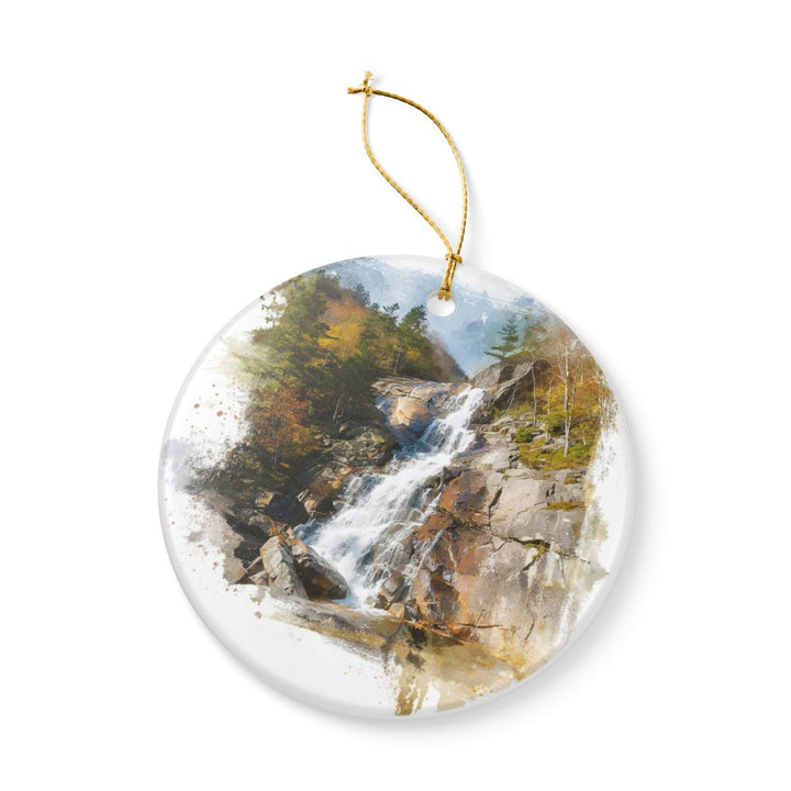 Arethusa Falls New Hampshire USA Ornament: Unique Arethusa Falls Souvenir, Arethusa Falls New Hampshire Xmas Decor, and Authentic Arethusa Falls Gift