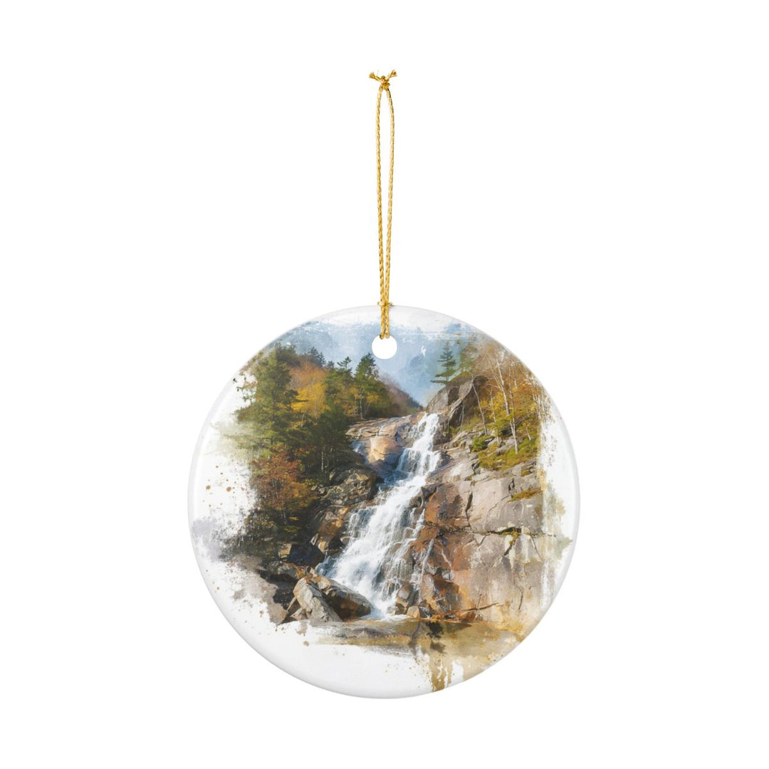 Arethusa Falls New Hampshire USA Ornament: Unique Arethusa Falls Souvenir, Arethusa Falls New Hampshire Xmas Decor, and Authentic Arethusa Falls Gift