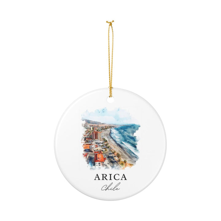 Arica Chile Ornament: Unique Arica Souvenir, Arica Chile Xmas Decor, and Authentic Arica Gift