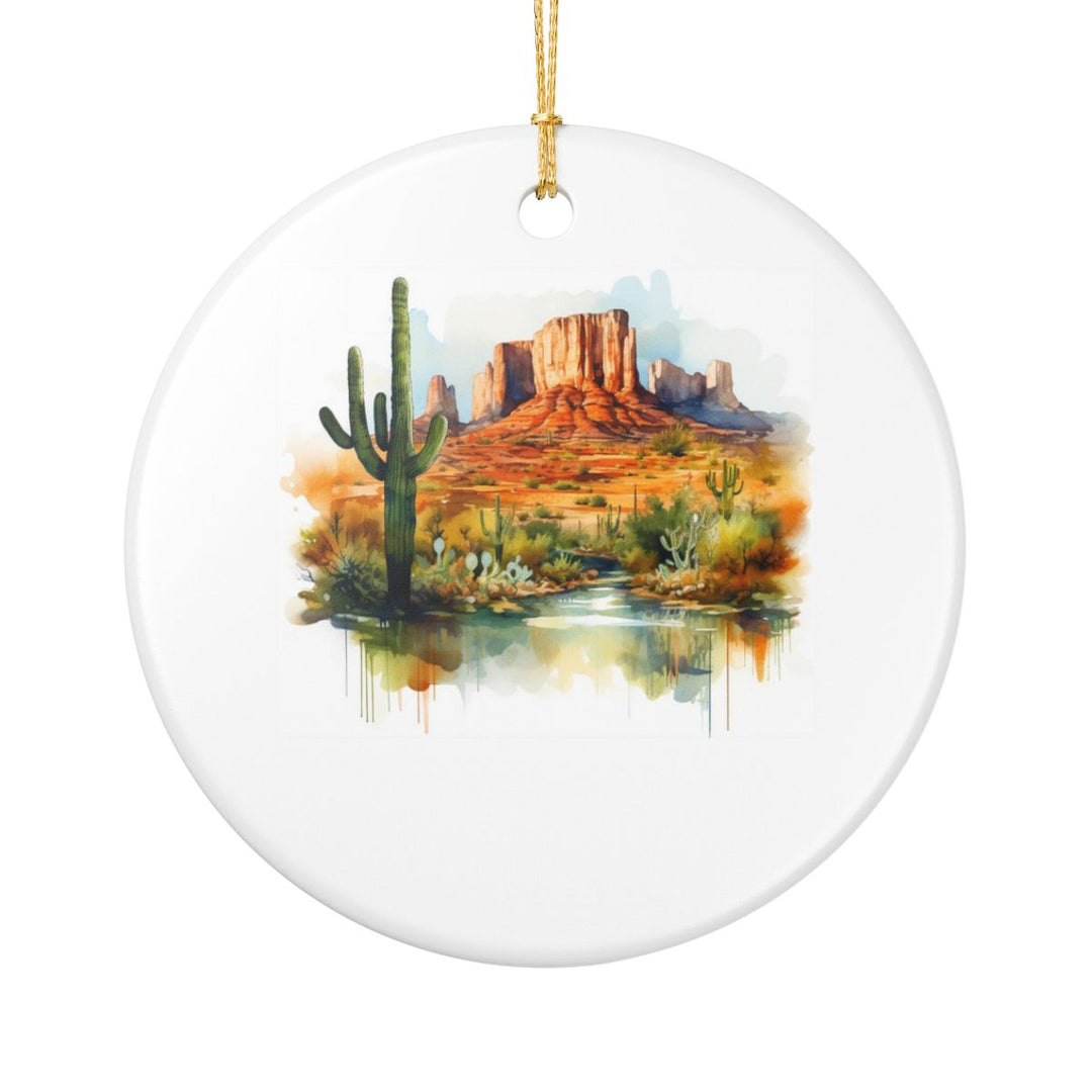 Arizona Ornament: Unique Arizona Souvenir, Arizona Xmas Decor, and Authentic Arizona Gift