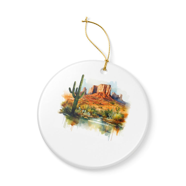 Arizona Ornament: Unique Arizona Souvenir, Arizona Xmas Decor, and Authentic Arizona Gift