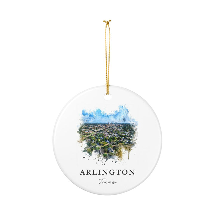 Arlington Texas Ornament: Unique Arlington Souvenir, Arlington Texas Xmas Decor, and Authentic Arlington Gift