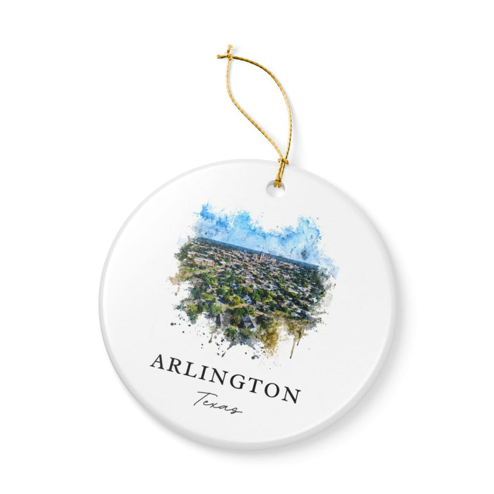 Arlington Texas Ornament: Unique Arlington Souvenir, Arlington Texas Xmas Decor, and Authentic Arlington Gift
