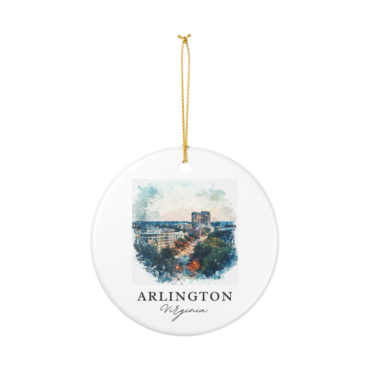 Arlington Virginia Ornament: Unique Arlington Virginia Souvenir, Arlington Virginia Xmas Decor, and Authentic Arlington Virginia Gift
