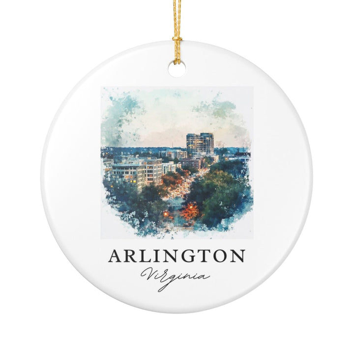 Arlington Virginia Ornament: Unique Arlington Virginia Souvenir, Arlington Virginia Xmas Decor, and Authentic Arlington Virginia Gift