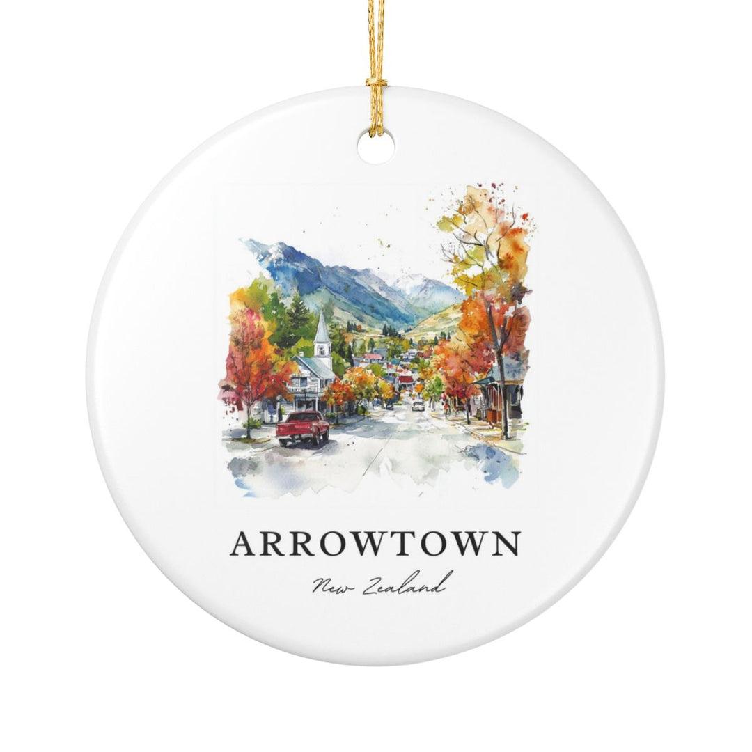 Arrowtown New Zealand Ornament: Unique Arrowtown Souvenir, Arrowtown New Zealand Xmas Decor, and Authentic Arrowtown Gift
