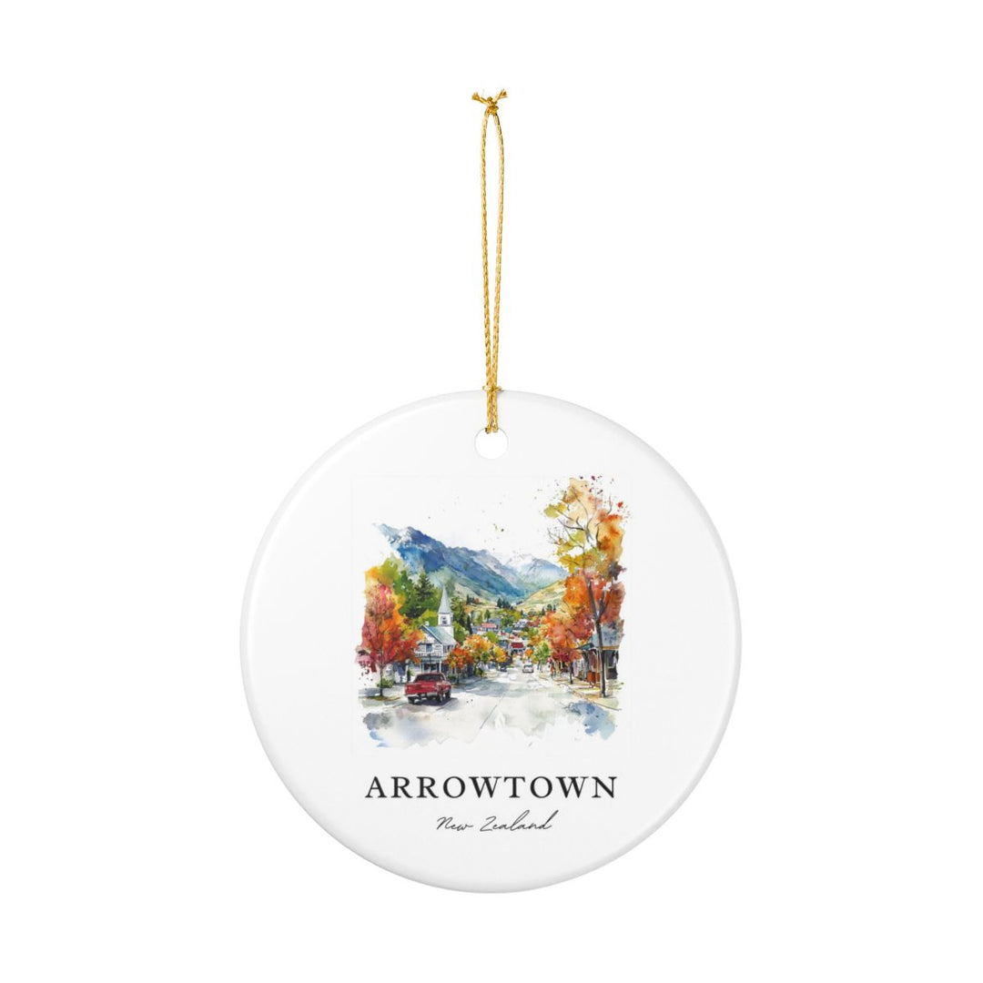 Arrowtown New Zealand Ornament: Unique Arrowtown Souvenir, Arrowtown New Zealand Xmas Decor, and Authentic Arrowtown Gift